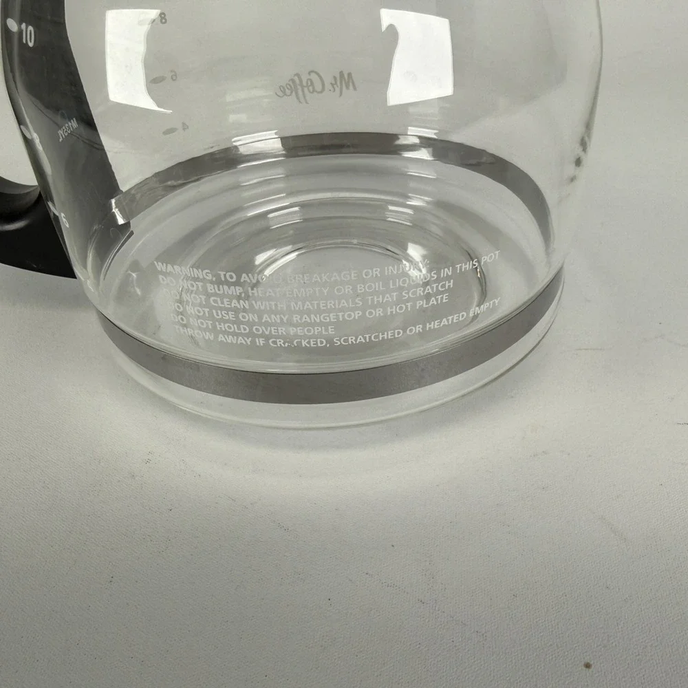 Mr Coffee Glass Coffee Pot Replacement‎ Carafe 12-Cup Model SK12 SK13 EHX23